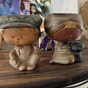 Vintage Japanese  candle  Set